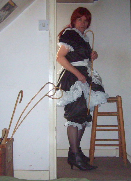 Sissy JJ As A French Maid And A Disciplin