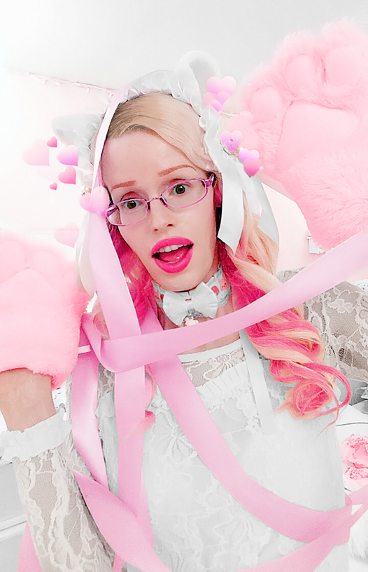 Click here to see the image in full size. Me Being A Sissy Kitty Girl *mew* *mew* =^.^=, petplay,kitty girl,sissy kitten,pet play, Dolled Up