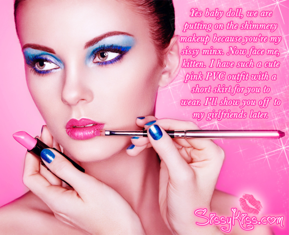 She Loves To Doll Up Her Sissy, makeover,makeup, Feminization,Sissy Fashion,Dolled Up,Dominating Mistress Or Master