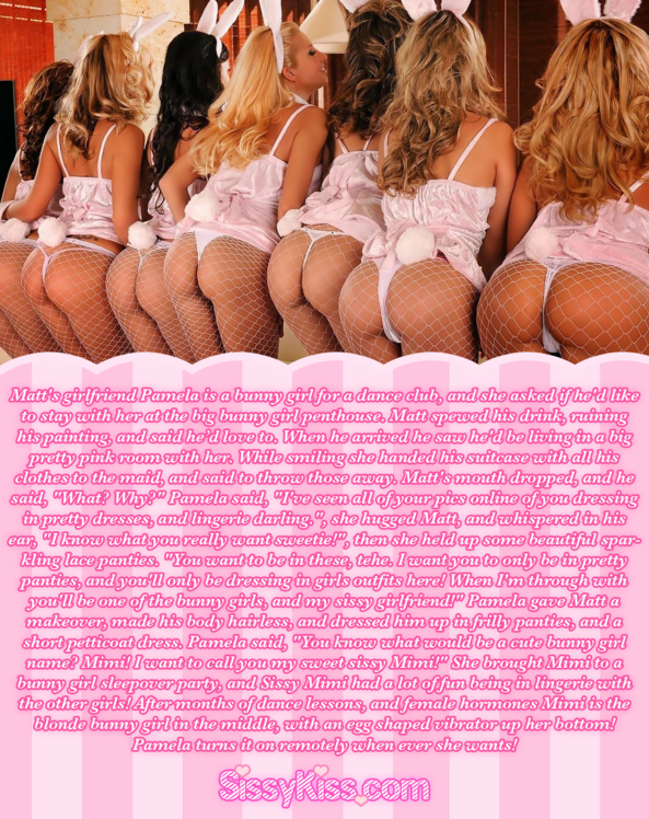 The New Bunny Girl, bunny girls, Feminization,Sex Toys,Anal Sex,Dolled Up,Breast Implants,Sex Reassignment Surgery