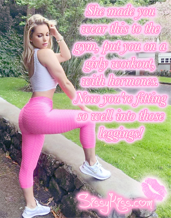 She's loves making you into her sissy girlfriend!, workout,exercise, Feminization