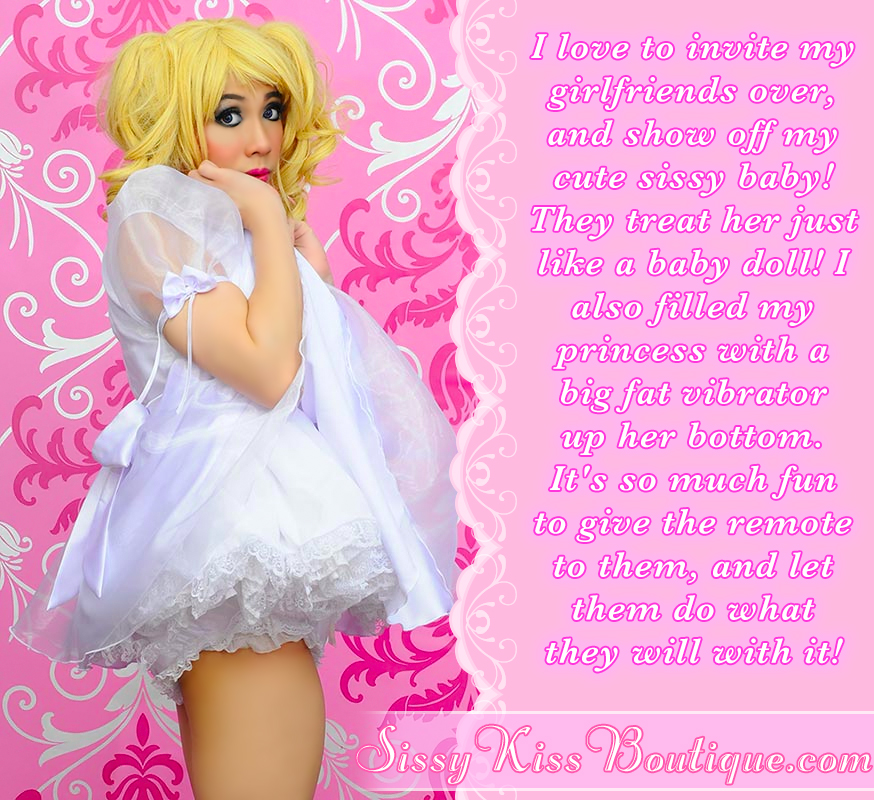 Showing off the sissy baby