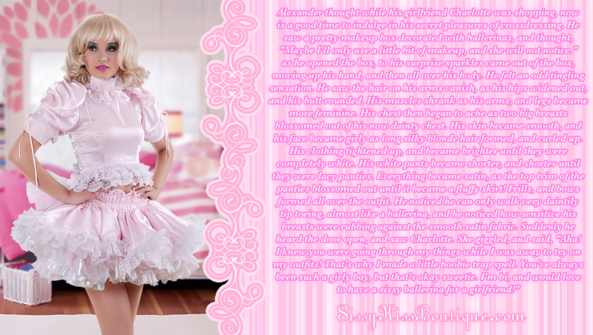 Becoming A Sissy Ballerina, Feminization,Magical Change