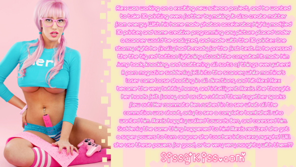 Sissy Alexis, Feminization,Increased Sexuality,Technological Transformation,Sci-Fi
