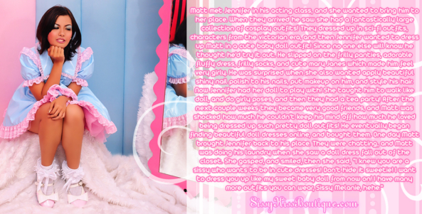 Sissy Melanie, Feminization,Sissy Fashion,Dolled Up