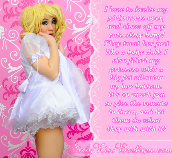 Showing off the sissy baby, Feminization,Sex Toys,Anal Sex