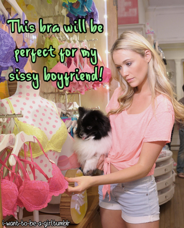 Do you think so?, bra,sissy boyfriend, Sissy Fashion,Dolled Up
