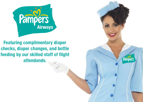 How would you like to fly on these airways?, pampers airways, Adult Babies,Feminization
