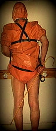 Diapered, rubbered and harnessed by Nanny. - Wetting baby boy rubber discipline., Adult baby rubber discipline., Adult Babies