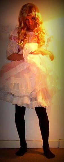 Pink petticoat time. - PInk Sissy., Pink Sissy., Sissy Fashion