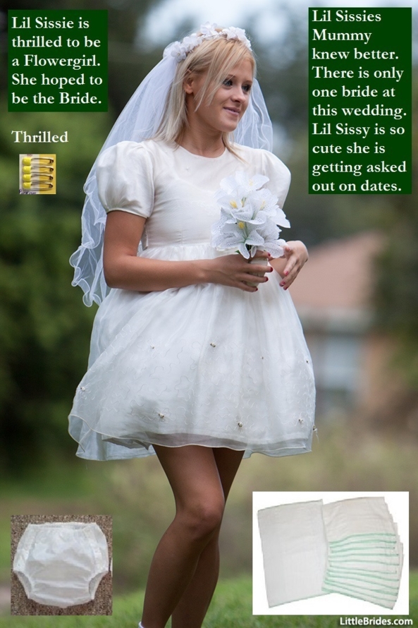 Wedding Party - Some sissies are part of a wedding party. Other sissies just like to dress up., Flowergirl,Bride,Bridesmaid,Sissy, Adult Babies,Feminization,Identity Swap,Sissy Fashion