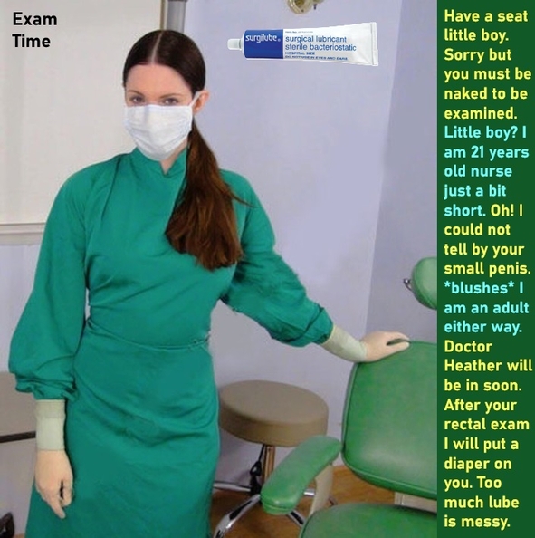 Strict Nurses - You might meet a strict nurse in life or a kinky nurse. Bonus strict doctor cappie added., Nurse,Nappy,Doctor,Patient,Dominate, Adult Babies,Feminization,Identity Swap,Sissy Fashion,Diaper Lovers