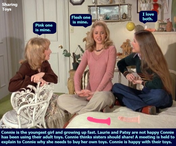 Old TV Shows - I have captioned characters from old television shows., Adult Toys,Diapers,Sissies,Tease, Adult Babies,Feminization,Identity Swap,Sissy Fashion