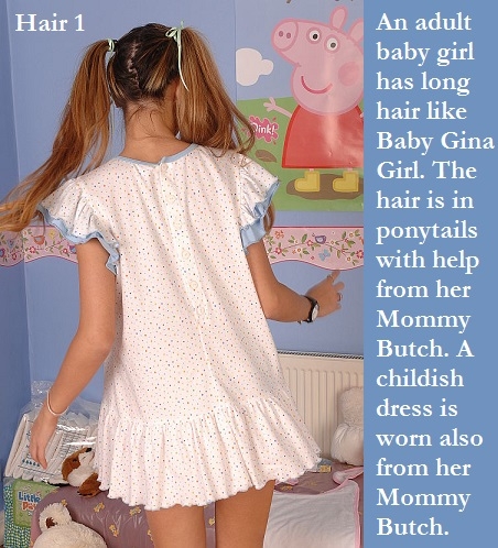 Babyginagirl Returns - Ten cappies about recent events in the life of Babyginagirl., Diaper,Enema,Baby Girl,Mommy, Adult Babies,Feminization,Identity Swap,Sissy Fashion