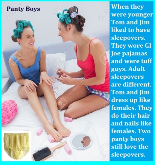 Variety - I have posted 6 new cappies about a variety of subjects., Panty,Diaper,Dominate,Humiliate, Adult Babies,Feminization,Identity Swap,Sissy Fashion