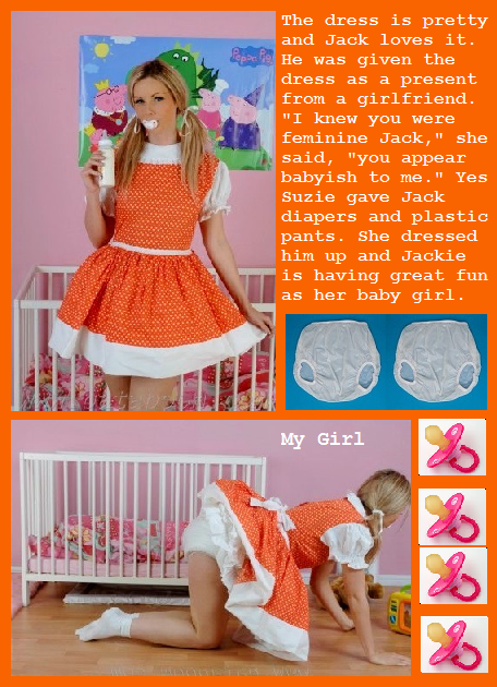 Contest 3 - Three more captions and a poll to pick favorites., Babysitter,Dominate,Diaper,Dress, Adult Babies,Feminization,Humiliation,Diaper Lovers