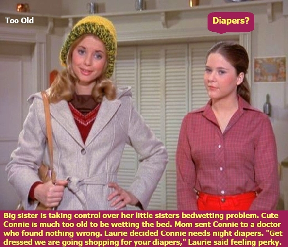 Old TV Shows - I have captioned characters from old television shows., Adult Toys,Diapers,Sissies,Tease, Adult Babies,Feminization,Identity Swap,Sissy Fashion