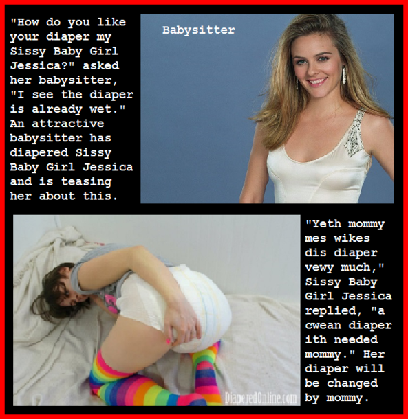 Sissy or Sissybaby - I made some captions about 5 more Sissy Kiss members including our Webmissy., Doll,Sissy,Sissybaby,Diaper, Adult Babies,Feminization,Humiliation,Diaper Lovers