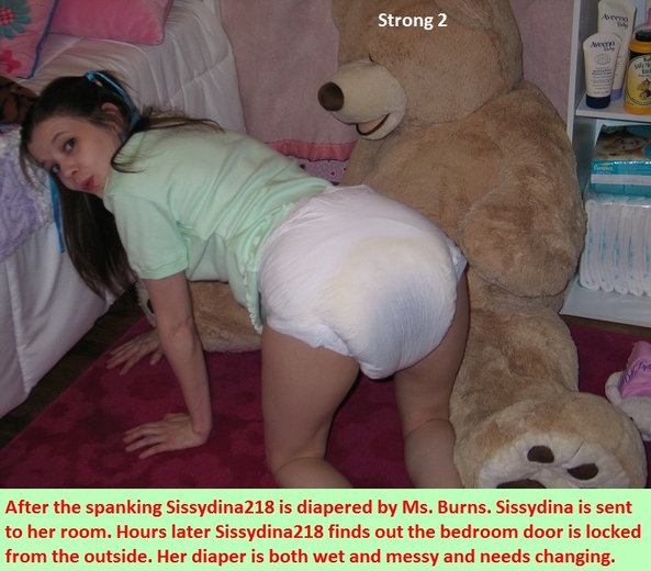 Sissydina218 - Dina is diapered by a bully in college to become Sissydina218. When feminized Sissydina218 gets spanked by an aunt., Diaper,Sissybaby,Spank,Dominate, Adult Babies,Feminization,Identity Swap,Sissy Fashion