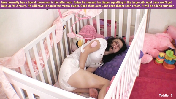 Daily Doubles - New Baby Butch cappies using 2 images for each story., Diaper,Dominate,Sissy,Sissybaby, Adult Babies,Feminization,Identity Swap,Sissy Fashion
