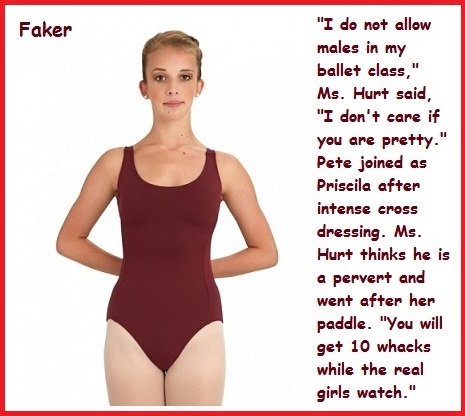 Ballet Captions - I made 3 ballet captions each a little different from the other., Panties,Leotards,Tights,Crossdress,Sissy, Feminization,Humiliation,Identity Swap,Sissy Fashion