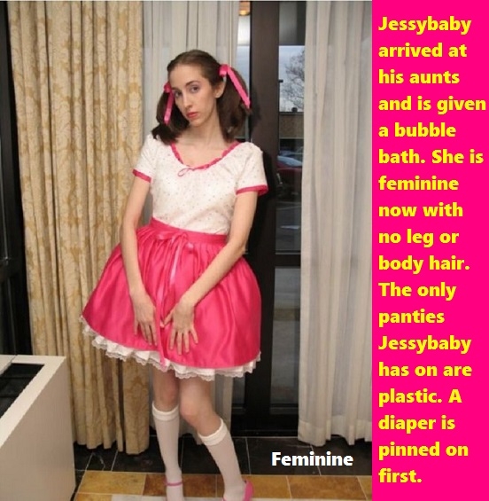 Jessybaby's Life - Jessybaby grew up feeling feminine. Visits to her aunt resulted in being diapered and wearing girls clothes., Jessybaby,Aunt,Cousins,Diapers, Adult Babies,Feminization,Identity Swap,Sissy Fashion