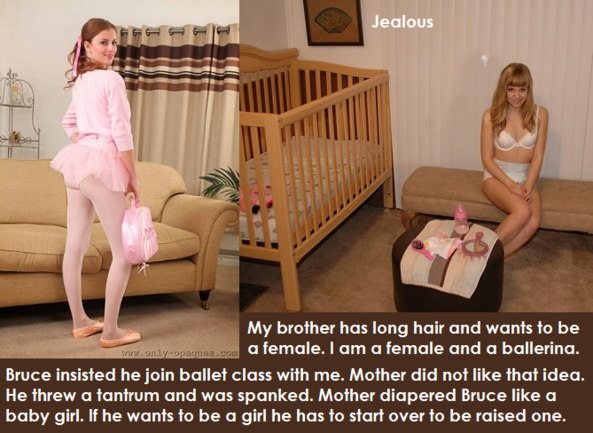 Starting Over - To get what you want in life you may have to start over from the beginning., Dominate,Regress,Diaper,Sissybaby, Adult Babies,Feminization,Identity Swap,Sissy Fashion