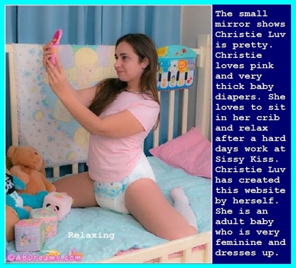 Sissy or Sissybaby - I made some captions about 5 more Sissy Kiss members including our Webmissy., Doll,Sissy,Sissybaby,Diaper, Adult Babies,Feminization,Humiliation,Diaper Lovers
