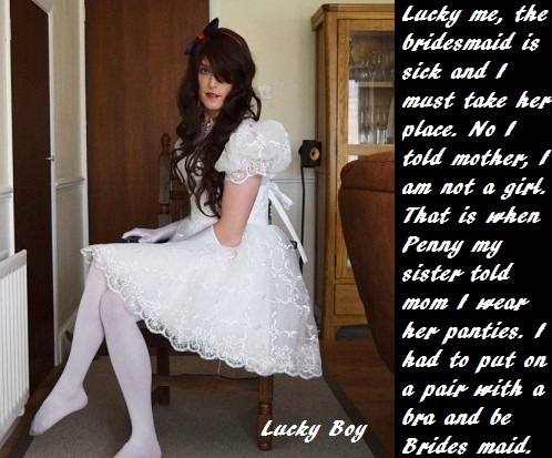 More Sissies - I made more cappies about sissies dressing up to become feminine., Sissy,Dress Up,Dominate,Diaper, Feminization,Humiliation,Identity Swap,Sissy Fashion