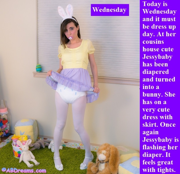 Daily Flasher - It is rumored that Jessybaby loves to show her diapers. They say she is a flasher!, Diaper,Flasher,Sissybaby,Submissive, Adult Babies,Feminization,Identity Swap,Sissy Fashion