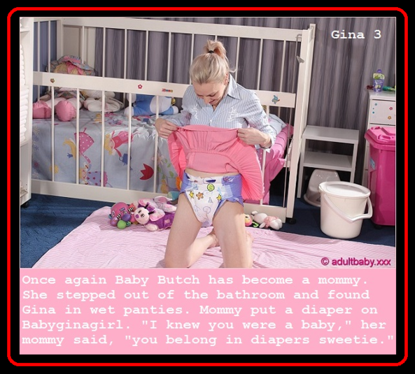 Gina 1 - 3 - A loving mommy knows best when it comes to her daughter. (baby girl) Wetting accidents do occur., Diaper,Daughter,Baby Girl,Mommy, Adult Babies,Feminization,Humiliation,Diaper Lovers