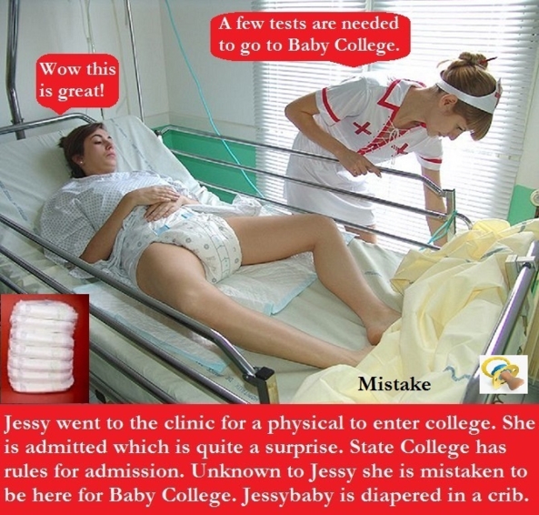 Medical Sissies - Most nurses know how to deal with sissies who need their care., Diaper,Exam,Nurse,Body Cast, Adult Babies,Feminization,Identity Swap,Sissy Fashion