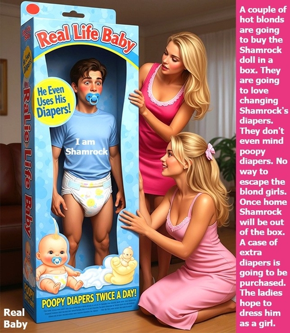 Lucky Again - No one has more reasons to be put in a diaper than Shamrock., Sister,Nurse,Body Cast,Babysitter,Living Doll, Adult Babies,Feminization,Identity Swap,Sissy Fashion,Diaper Lovers