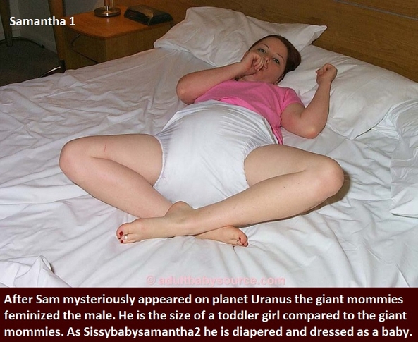 Star Trek - Sam joins the Enterprise crew as a reporter. A trannsporter malfunction beams Sam to Uranus to become Sissybabysamantha2., Transporter,Enterprise,Sissybaby,Spanked, Adult Babies,Feminization,Identity Swap,Sissy Fashion