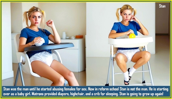 Reform School - In reform school a male becomes a female and sometimes a baby girl., Sissy,Sissybaby,Diaper,Dominate, Adult Babies,Feminization,Identity Swap,Sissy Fashion