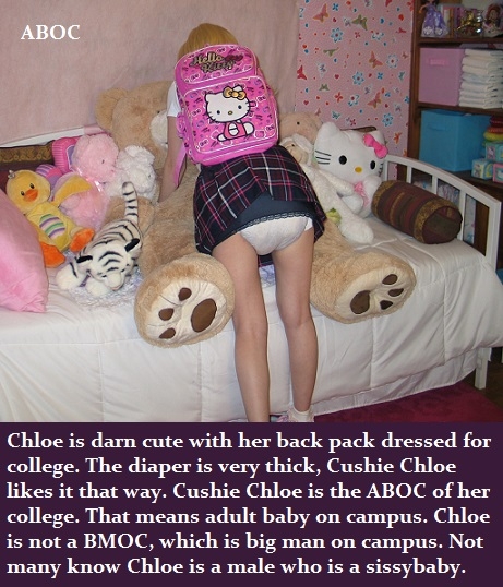 CUSHIE CHLOE CAPPIES - I made 2 cappies for a very good friend who used to be Bruinskid years ago., Transgender,Lesbian,Diapers, Adult Babies,Feminization,Magical Change,Diaper Lovers,Identity Swap