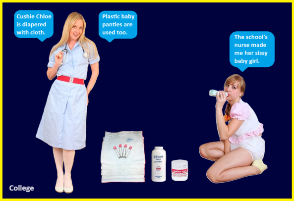 Click here to see the image in full size. Images Added 5 - Here is another method of adding images to a screen and adding a story. Six site members are included., Nurse,Submissive,Diaper,Dominate, Adult Babies,Feminization,Identity Swap,Sissy Fashion