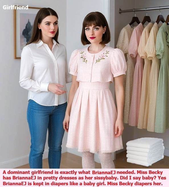 Sissy Kissers 1 - New cappies about friends and Sissy Kiss site members., Sissy,Sissybaby,Diaper,Dominate, Adult Babies,Feminization,Identity Swap,Sissy Fashion