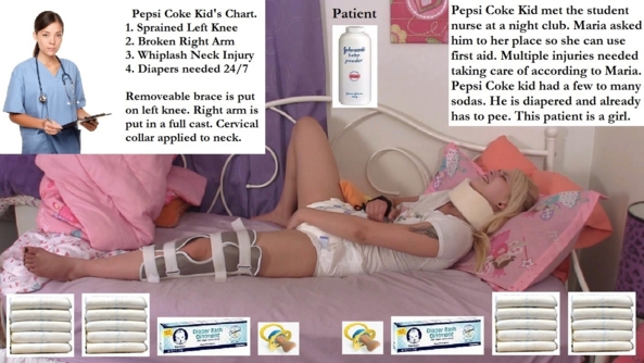 Nurse Lover - Many sissies love the attention they get from nurses., Nurse,Enema,Diaper,Sissybaby, Adult Babies,Feminization,Identity Swap,Sissy Fashion