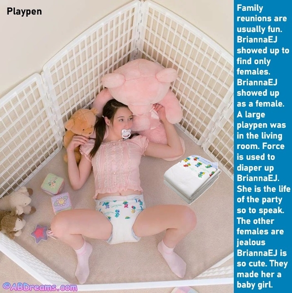 Baby Time 4 - I made some captions for BriannaEJ, Ravenlockheart, and Babymz who are sissybabies., Big Girl,Sissybaby,Timeout,Sissy,Diaper, Adult Babies,Feminization,Identity Swap,Sissy Fashion,Diaper Lovers
