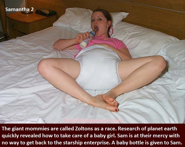 Star Trek - Sam joins the Enterprise crew as a reporter. A trannsporter malfunction beams Sam to Uranus to become Sissybabysamantha2., Transporter,Enterprise,Sissybaby,Spanked, Adult Babies,Feminization,Identity Swap,Sissy Fashion