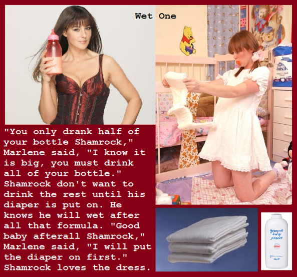 Three Sissybaby's - I captioned 3 diaper lovers with 3 cappies for each of them., Dominate,Diapers,Sissybaby,Nurse, Adult Babies,Feminization,Humiliation,Diaper Lovers