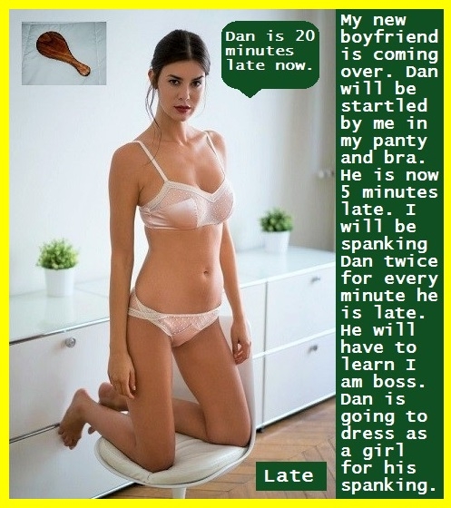 Unexpected - You never know when something unexpected will happen to you., OTK,Paddle,Crossdress,Sissy, Feminization,Identity Swap,Sissy Fashion,Spankings