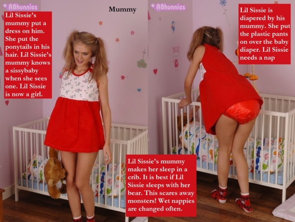 Six Sissybabys - I have captioned 6 site members who are sissybabys., Diaper,Dominate,Sissybaby,Lingerie, Adult Babies,Feminization,Identity Swap,Sissy Fashion