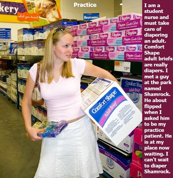 Baby Time - I made some captions for SissyBabyPet, Baby Puss, and Shamrock who are sissybabies., Nappy,Sissybaby,Mommy,Babysitter,Nurse, Adult Babies,Feminization,Identity Swap,Sissy Fashion,Diaper Lovers