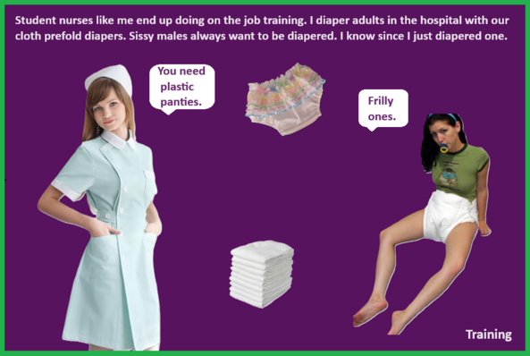 Images Added 2 - Here is another method of adding images to a screen and adding a story. BriannaEJ cappie included., Schoolgirl,Nurse,Superwoman,Sissybaby, Adult Babies,Identity Swap,Sissy Fashion