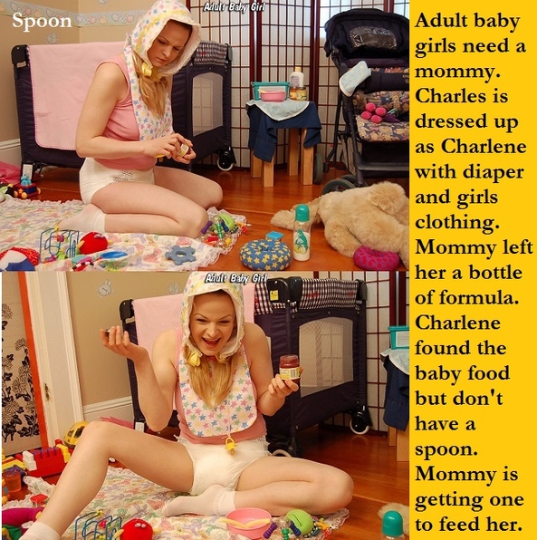 Bulky Bottoms 2 - A diaper with soaker pads or a double diaper leads to a balky bottom., Sister,Mommy,Tea Party,Diaper, Adult Babies,Feminization,Identity Swap,Sissy Fashion
