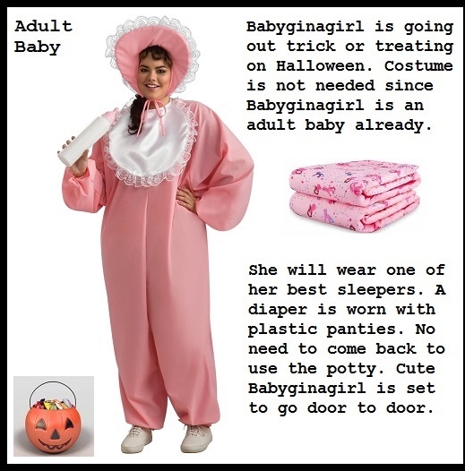 Halloween Captions - I just finished making these Halloween captions. Sorry I could not include more friends but it is getting late., Halloween,Witches,Diapers,Panties, Adult Babies,Feminization,Humiliation,Diaper Lovers