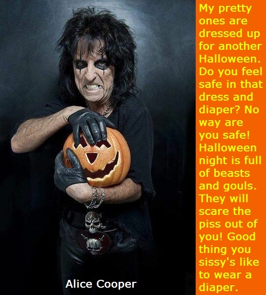 Halloween Spooktacular - To celebrate the coming of Halloween I have posted cappies. Some are scary and others fun dressing up., Halloween,Zombie,Scary,Sissy,Sissybaby, Adult Babies,Feminization,Identity Swap,Sissy Fashion,Diaper Lovers