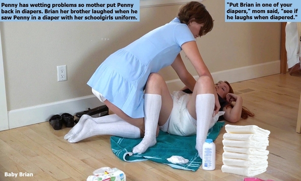 DIAPER TIME 2 - Any time is a good time to be put in a diaper. Force may be used if needed., Babysitter,Nurse,Stepsister,Mommy,Matron, Adult Babies,Feminization,Identity Swap,Sissy Fashion,Diaper Lovers